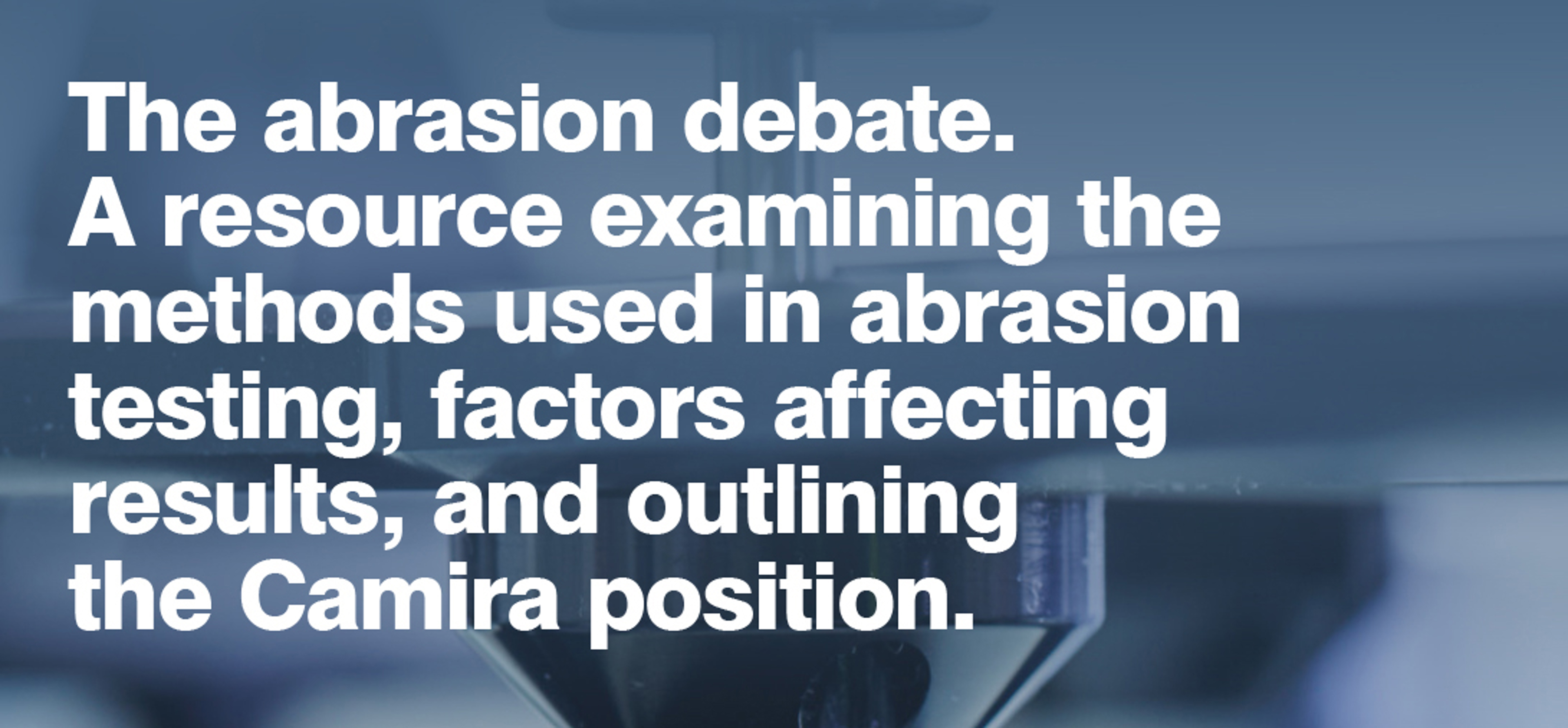 Abrasion Guide