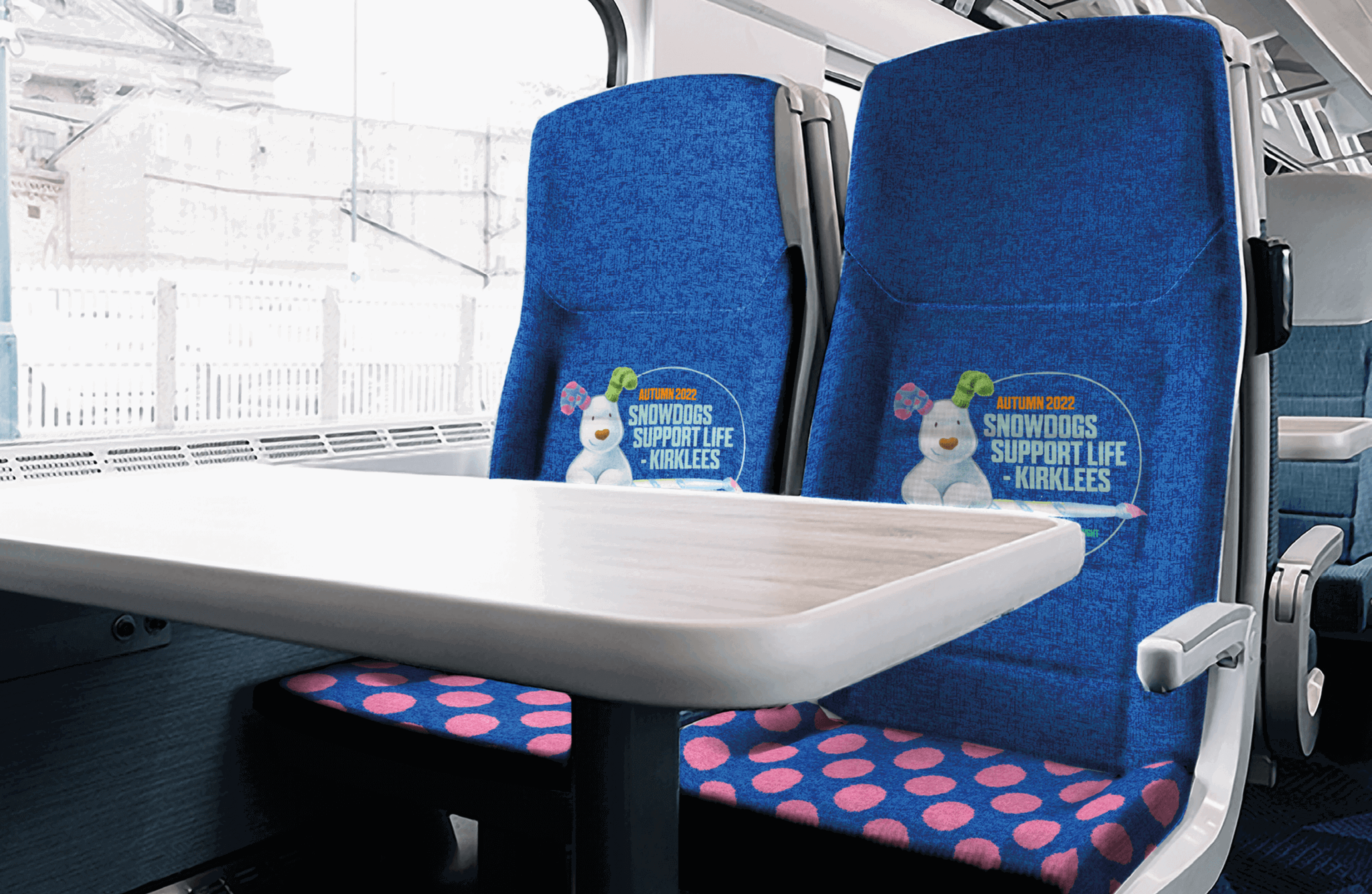 Camira and TransPennine Express bring Snowdogs to train rides across Kirklees Camira and TransPennine Express bring Snowdogs to train rides across Kirklees
