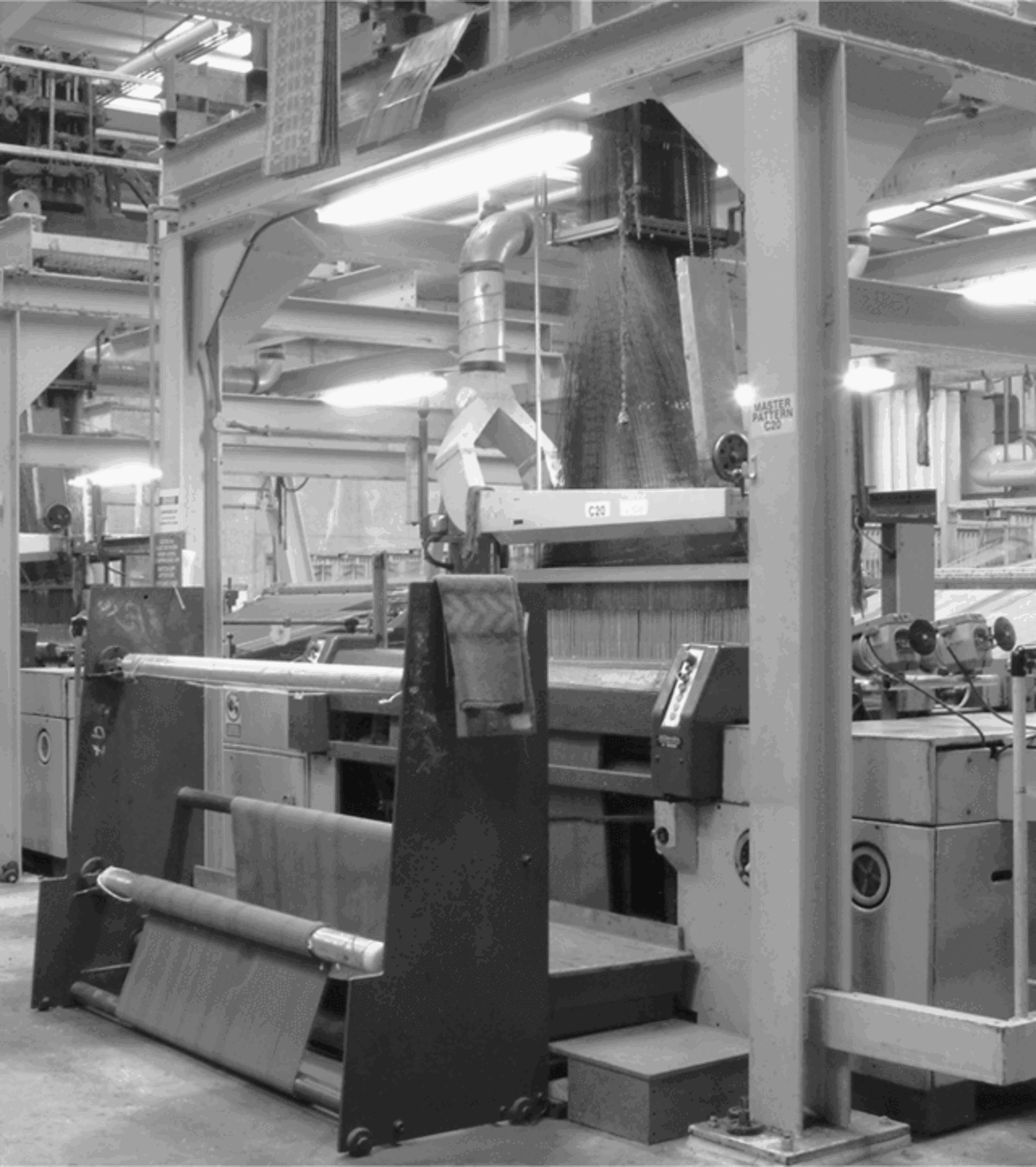 Looms at our Meltham HQ Looms at our Meltham HQ