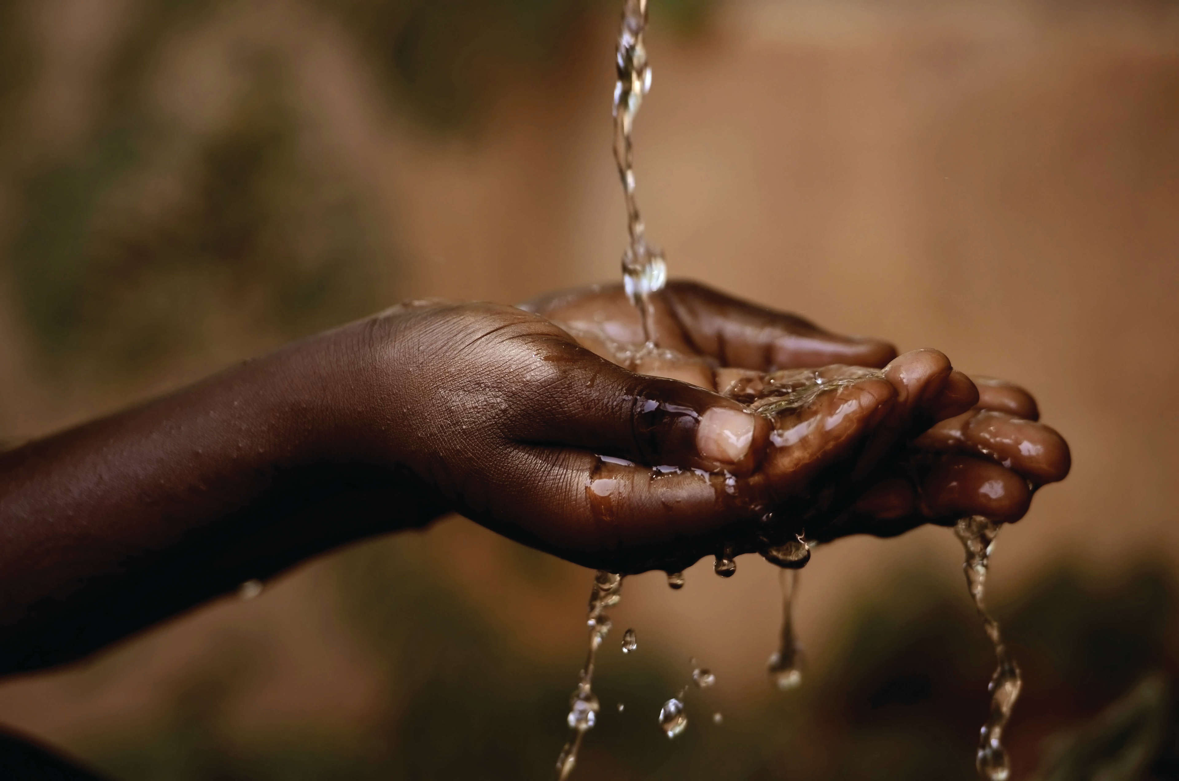African Childs Hands