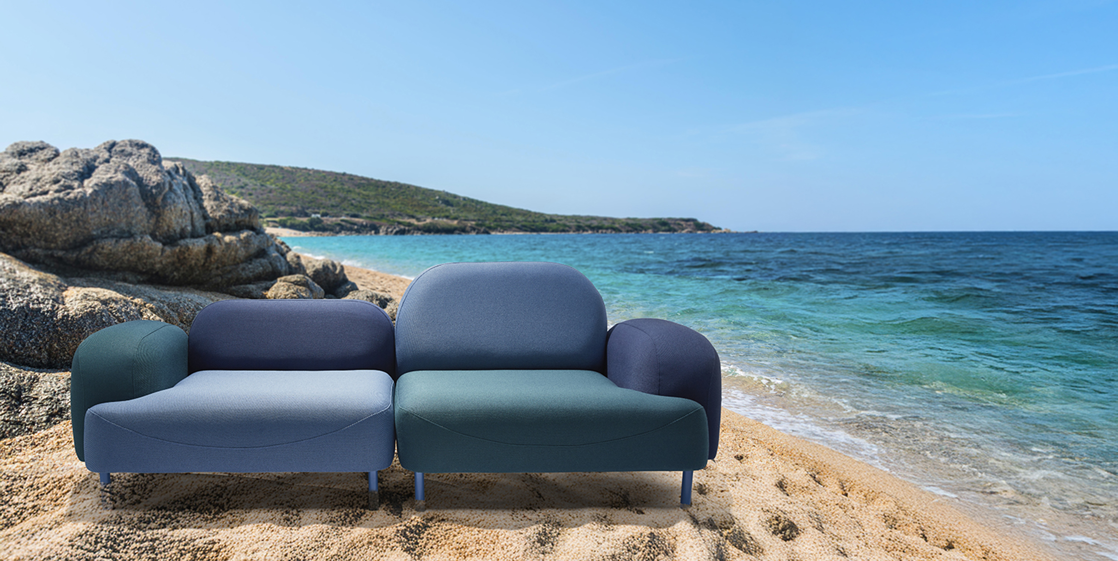 Oceanic Sofa On Beach 2 Oceanic Sofa On Beach 2