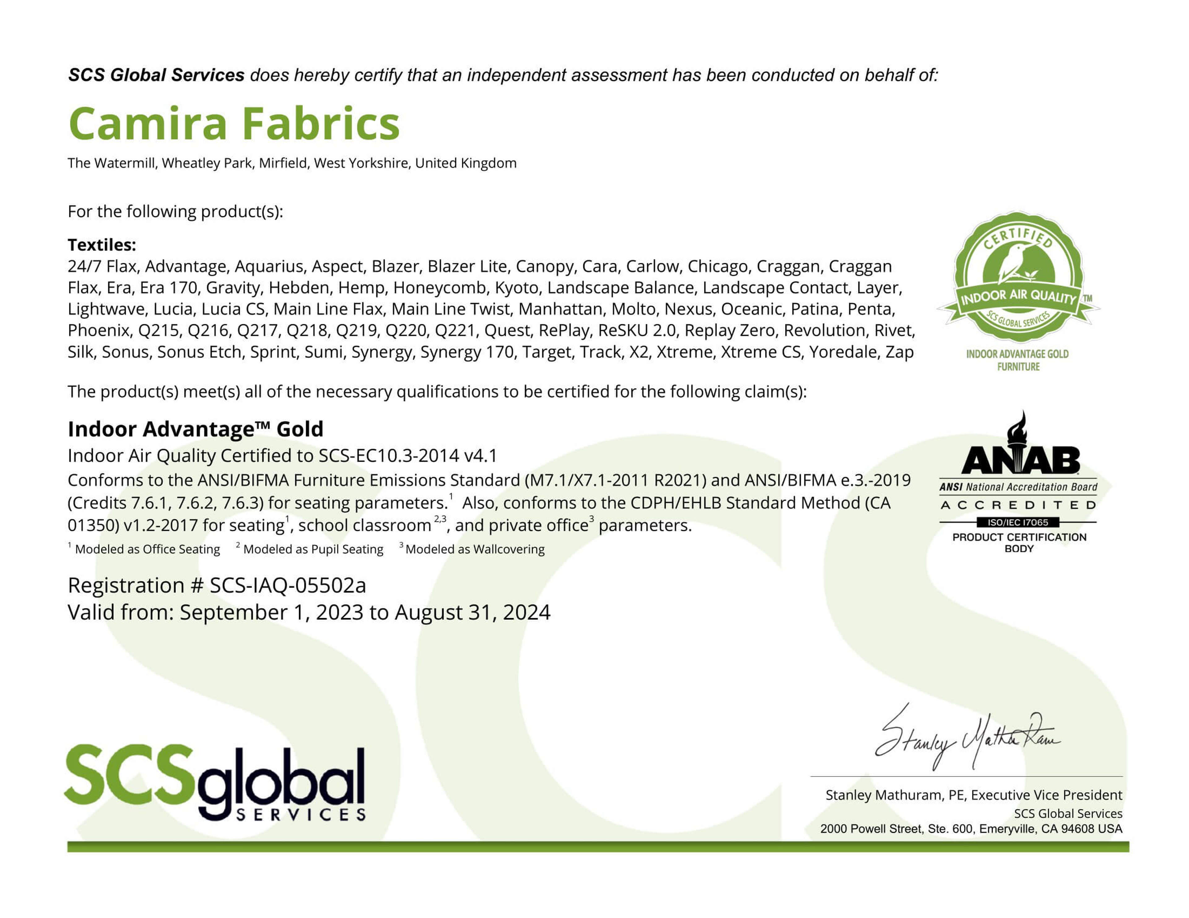 Indoor Advantage Gold